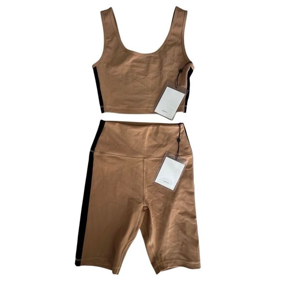 Wardrobe NYC Bike Shorts and Crop Top Set S - Picture 2 of 11